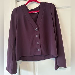 Amanda Uprichard Cropped Blouse